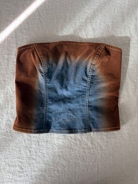 IAMGIA Denim Bustier Top